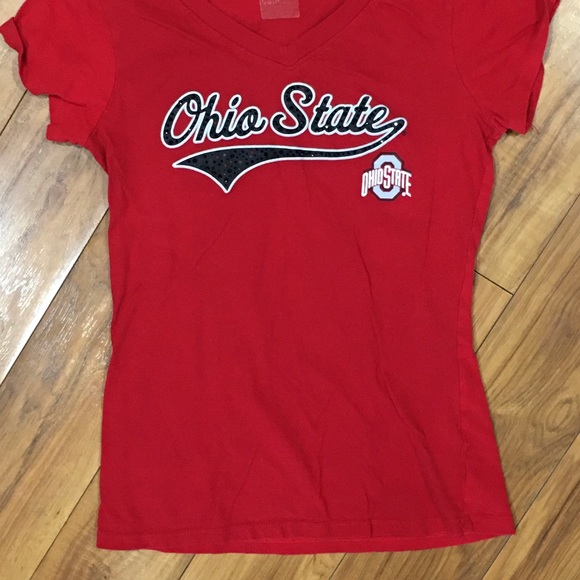 Ohio State Buckeyes tee shirt top football - Picture 5 of 7